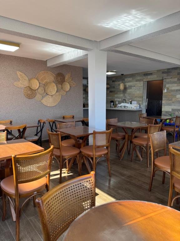 Breakfast and dining area at Hotel Cabana